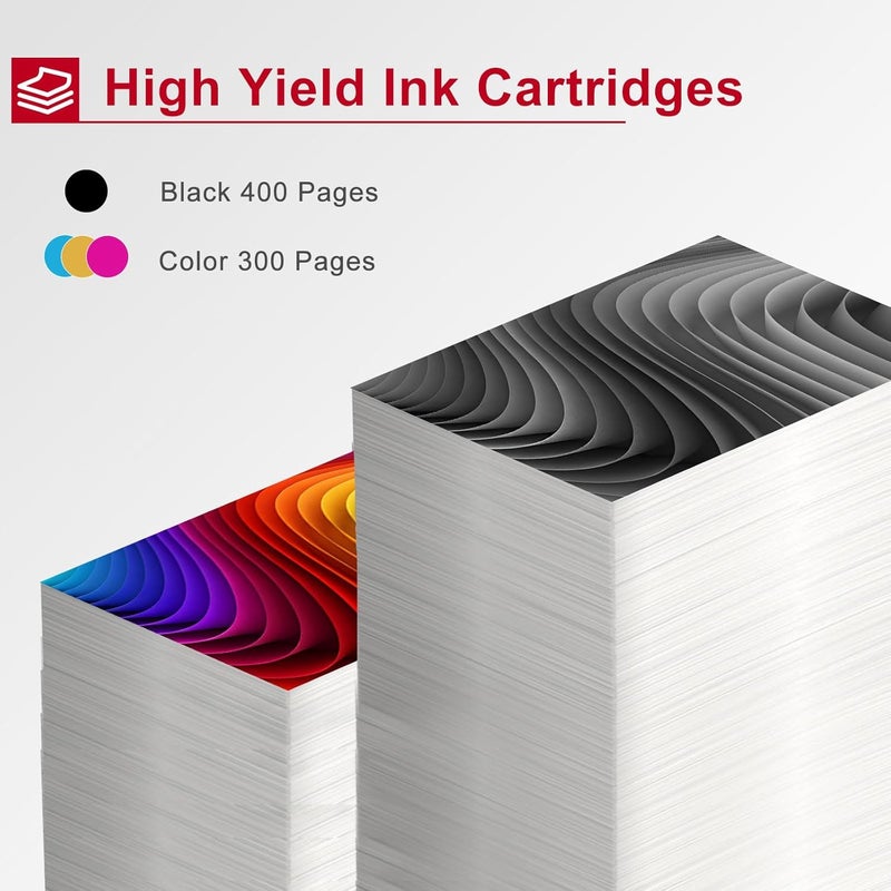Skyink 275xl 276xl Ink Cartridge Compatible Replacement for Canon Ink 275 276 XL PGI275 CLI276 PG-275 CL-276 XL for Pixma TS3500 TS3522 TS3520 TR4700 TR4720 TR4722 Printer (2-Pack Combo Black Color) - Image 3